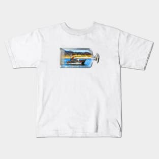 Ship In A Bottle Morro Bay California Kids T-Shirt